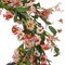 Summer Posey Artificial Mini Zinnia Caspia 24 Inch Decorative Floral Wreath